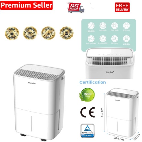 Sleek 10l day dehumidifier - sleek, 10l/day